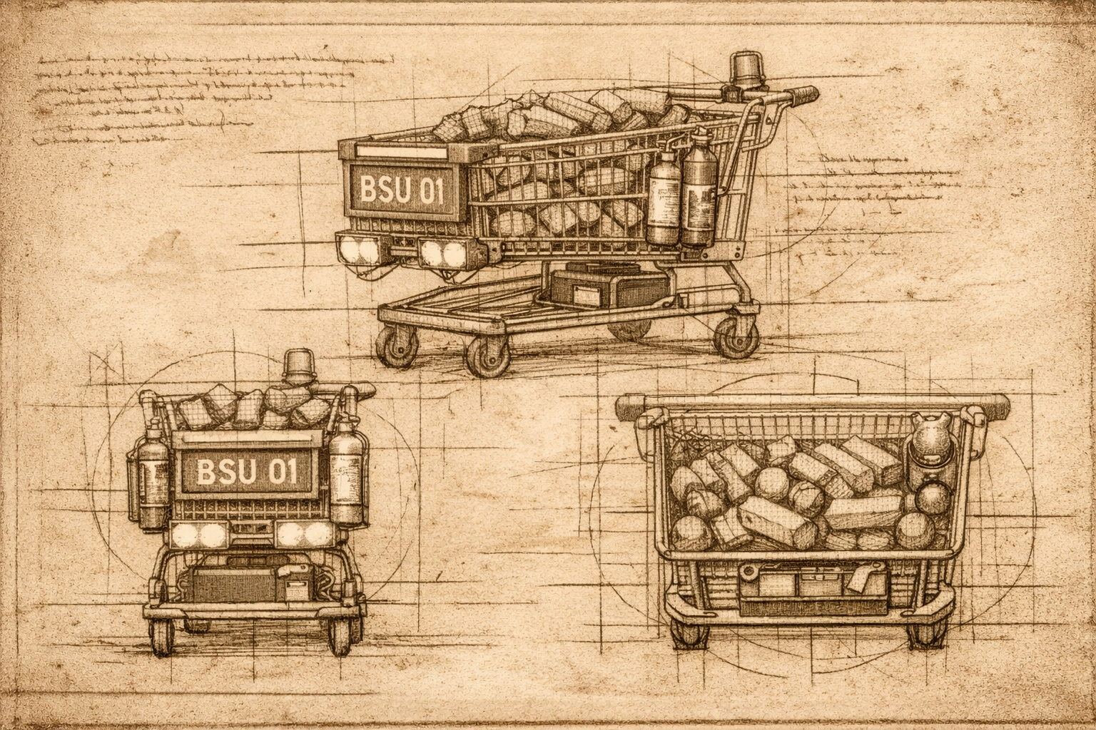 BSU-01 Skizze – Mehransicht